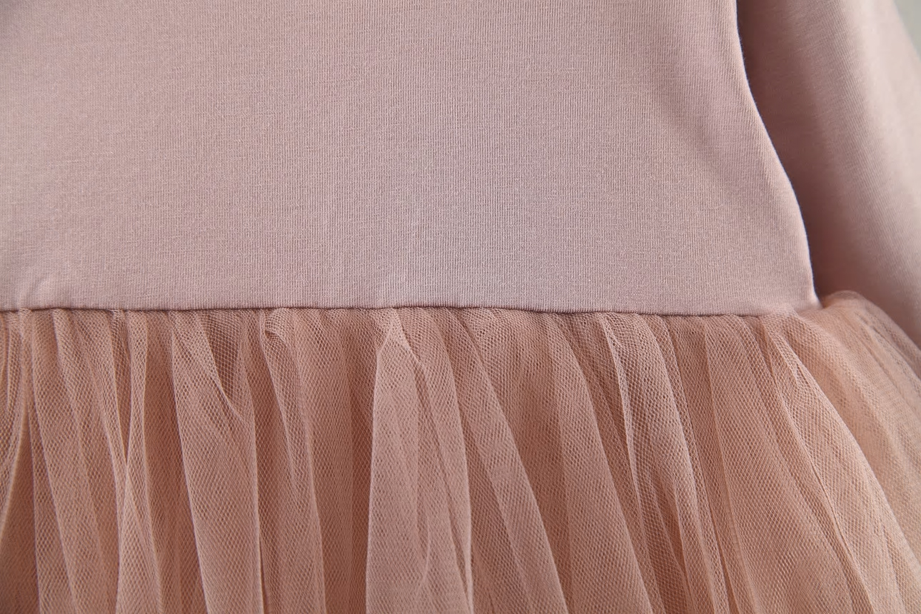 妖精 ワンピ 二色 ピンク グレー 赤ちゃん こども フェアリー 羽根 ワンピース かわいい 羽 Antoinette