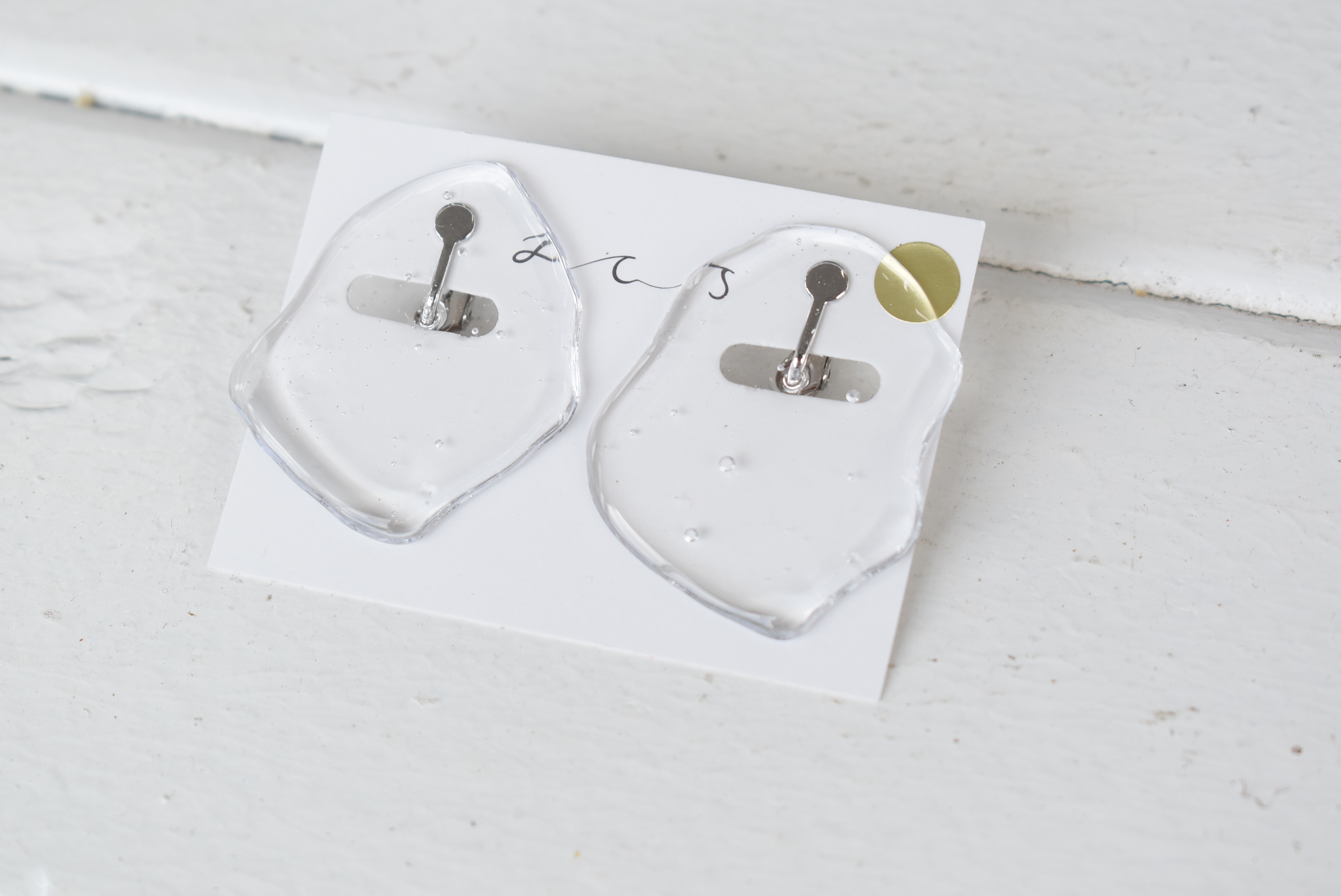 Acs 透明イヤリング 京都 路地裏3坪雑貨店