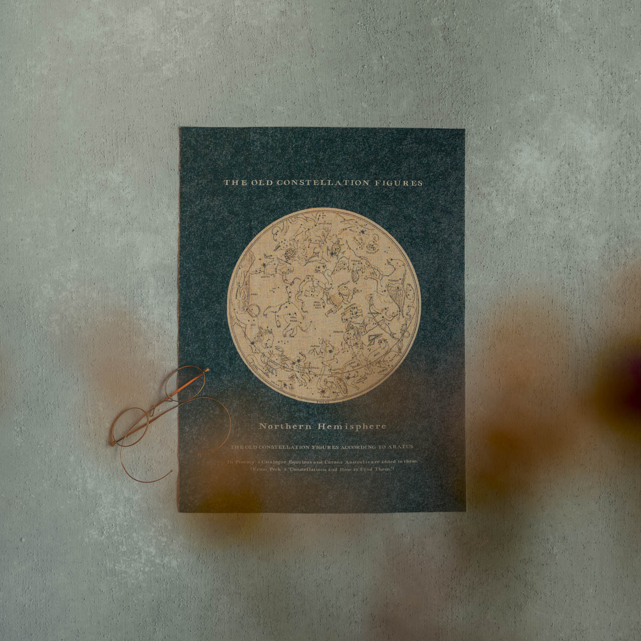 古い星座のファブリックポスター Nano Gem Works