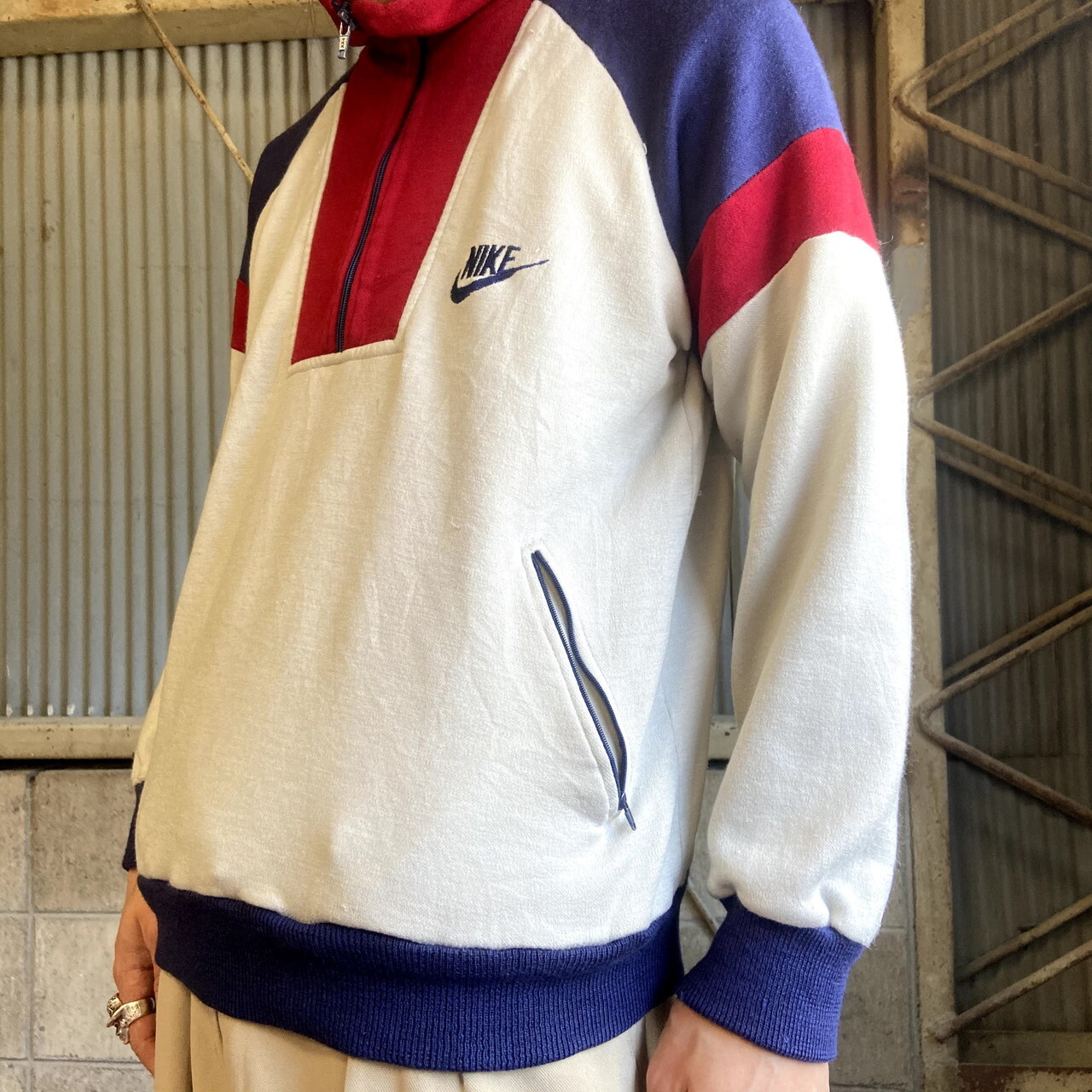 限定Ｗ特典付属 ☆希少☆70's後期 NIKE ツートンパーカー - 通販 - www