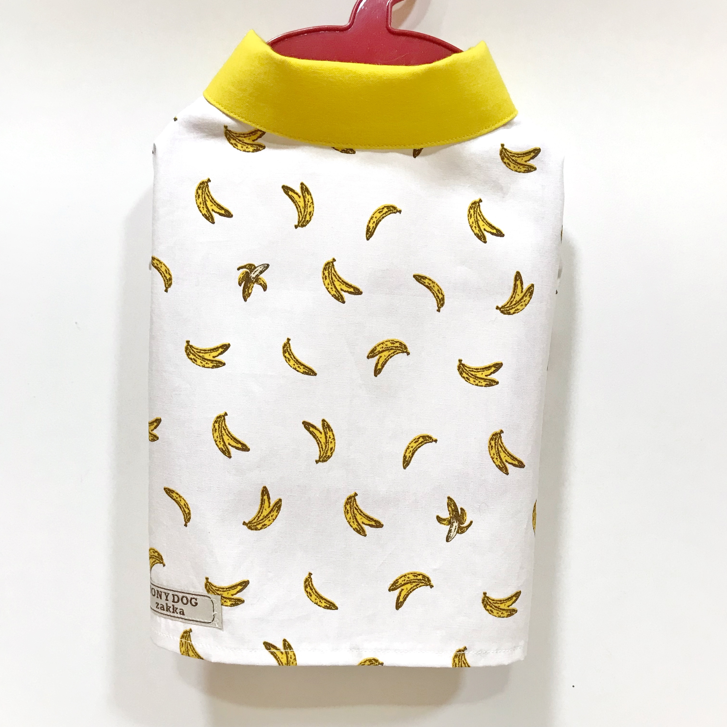 犬服 3号 シャツ バナナ Tony Dog Zakka ハンドメイド犬服と雑貨のお店
