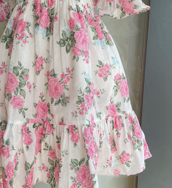 新製品情報も満載 Summer Flower ワンピース ドレス ロリータ ひざ丈ワンピース