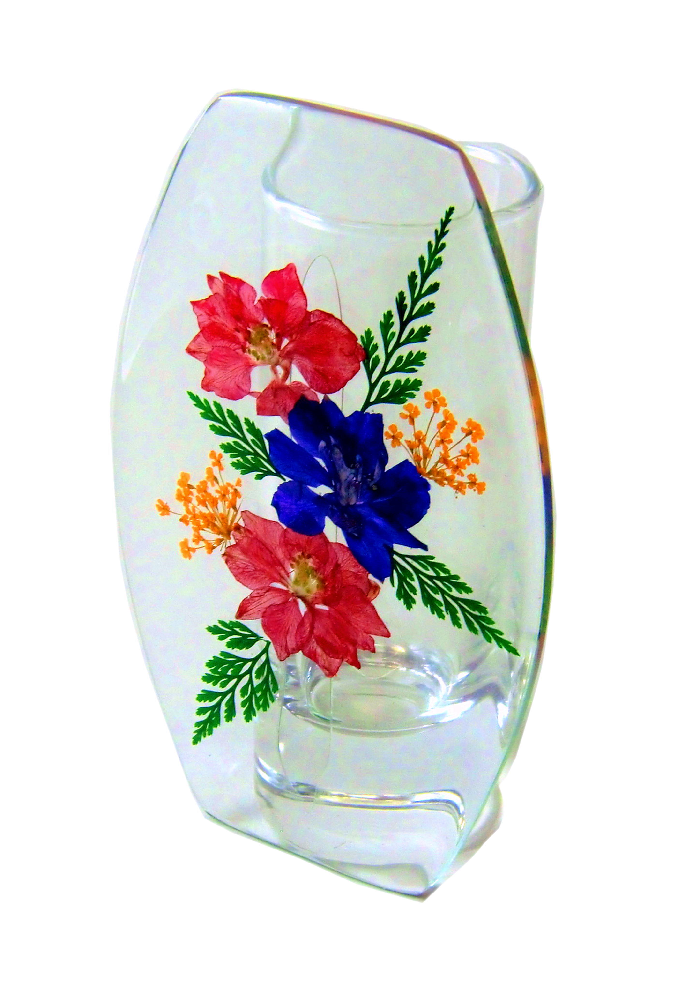 押し花花瓶 ちどり草 Nappage