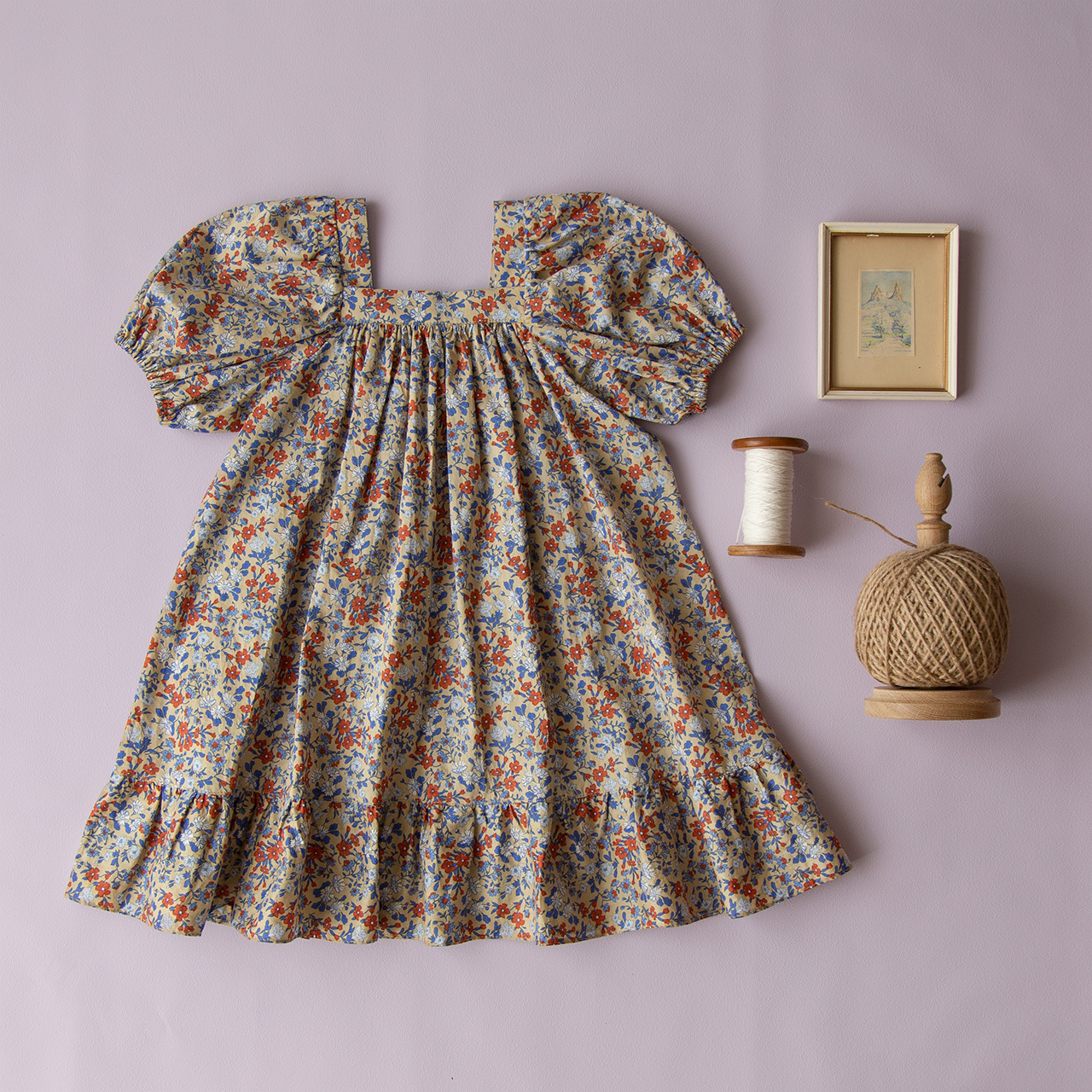 ウィークエンドドレス 全サイズセット ベビーと子供服の型紙 Sani Pattern Shop