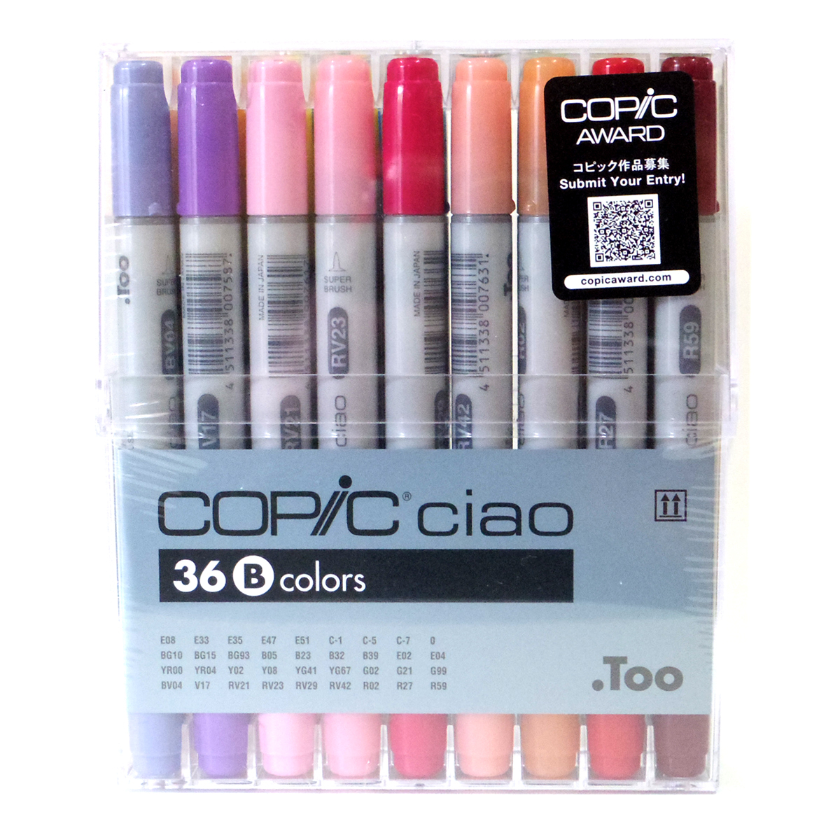 Too コピックチャオ 36色 Bセット Copic Ciao Art You