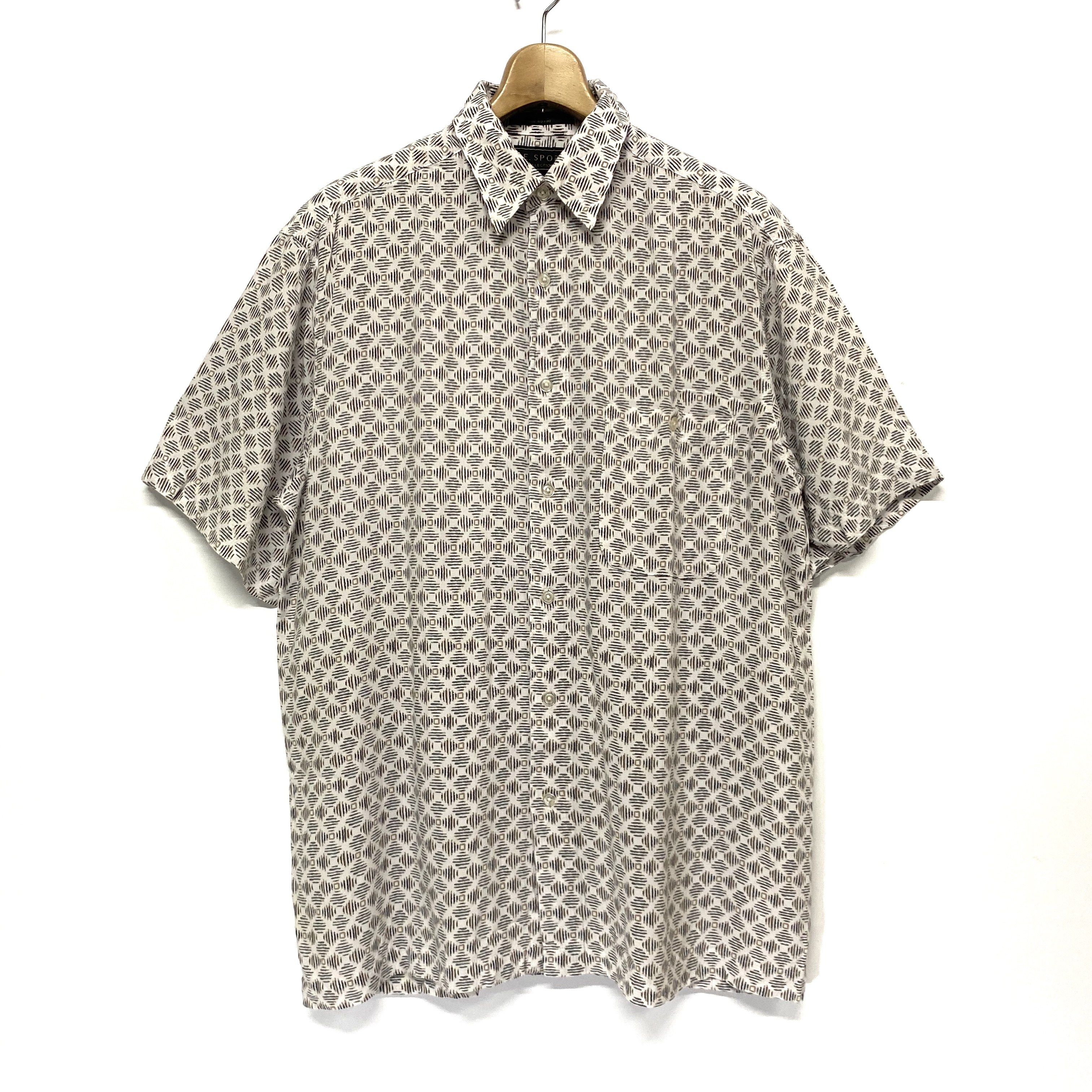 M E Sport 総柄 レーヨンシャツ メンズm 古着 半袖シャツ Cave 古着屋 公式 古着通販サイト