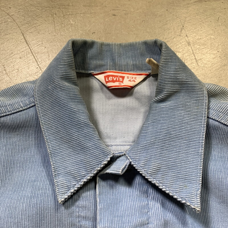 70u0027s Leviu0027s リーバイス 70505-1512 コーデュロイジャケット サックス 