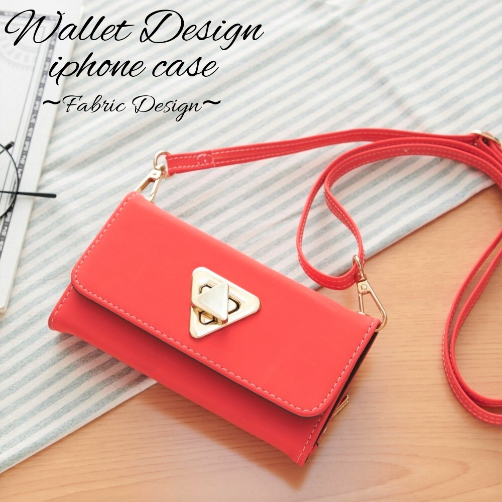 手帳型 Iphone ケース お財布付き Iphone11 11pro Max カバー 手帳 かわいい ミラー付き Iphone8 Iphonexr Xs 7 Plus おしゃれ 2way アイフォン 11 プロ ショルダーバッグ風 ストラップ付き 大人 可愛い レッド スマホケース専門店 Fios