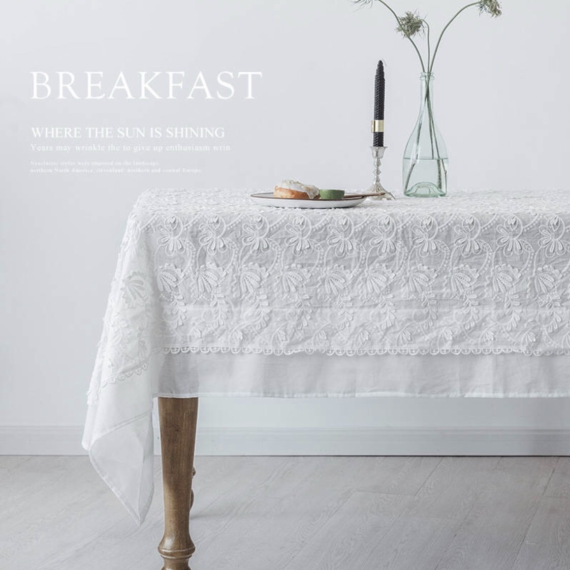 レーステーブルクロス 北欧 フレンチスタイル フェミニン テーブルマット セレクト商品 Mellifluous Mellifluous メリフルアス