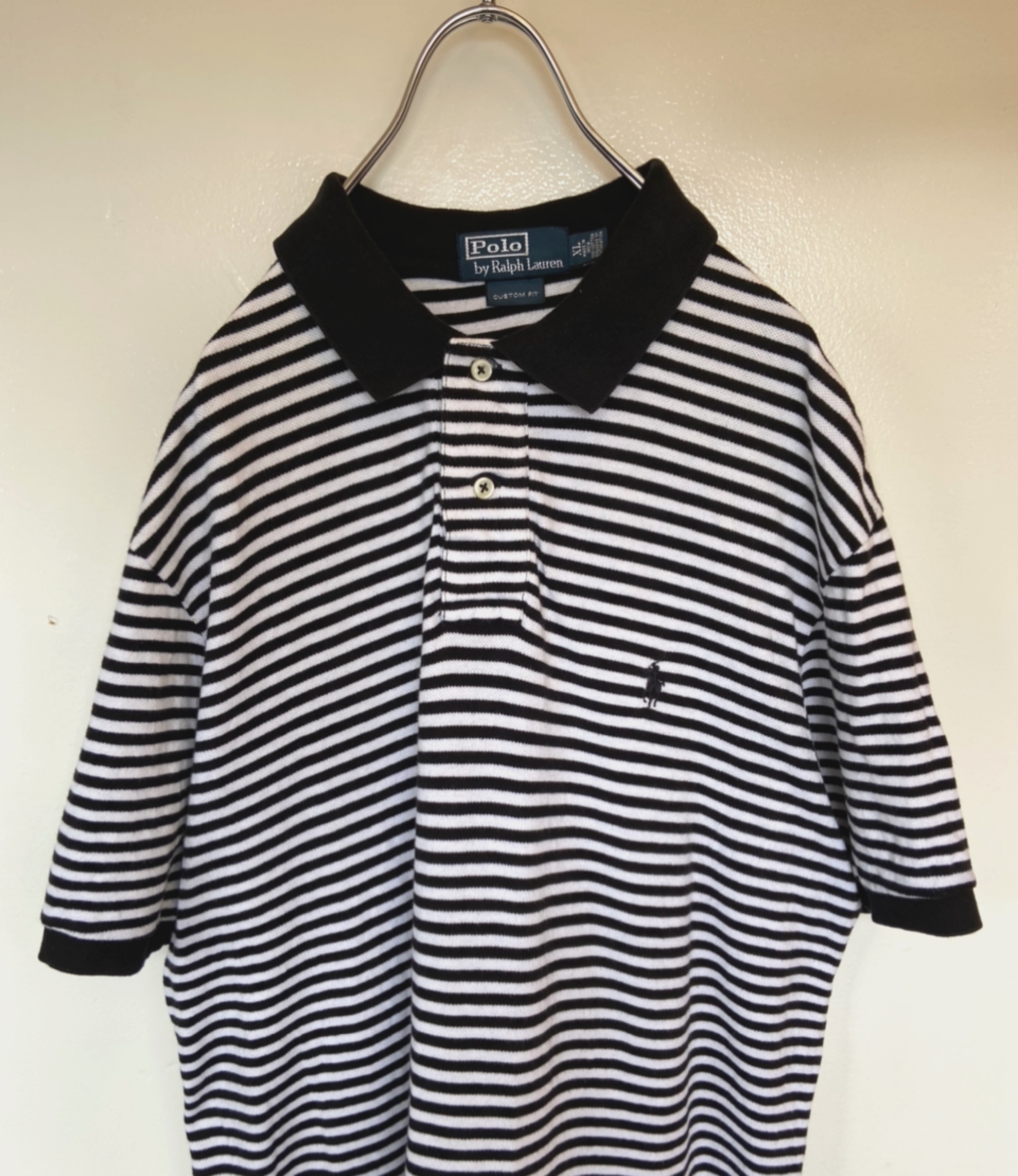 人気デザイナー ポロラルフローレン 総柄 人気柄 Usa製 90s ポロシャツ 半袖 ポロシャツ Slcp Lk