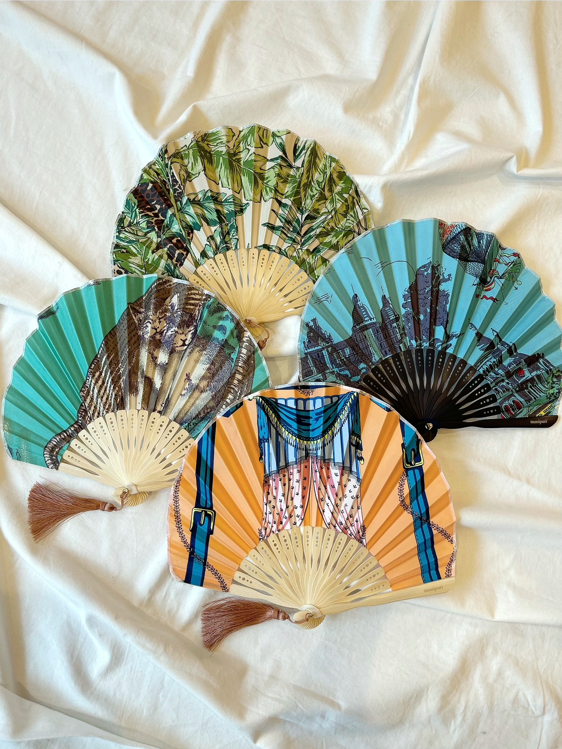 Manipuri 扇子 母の日ギフト Anouk