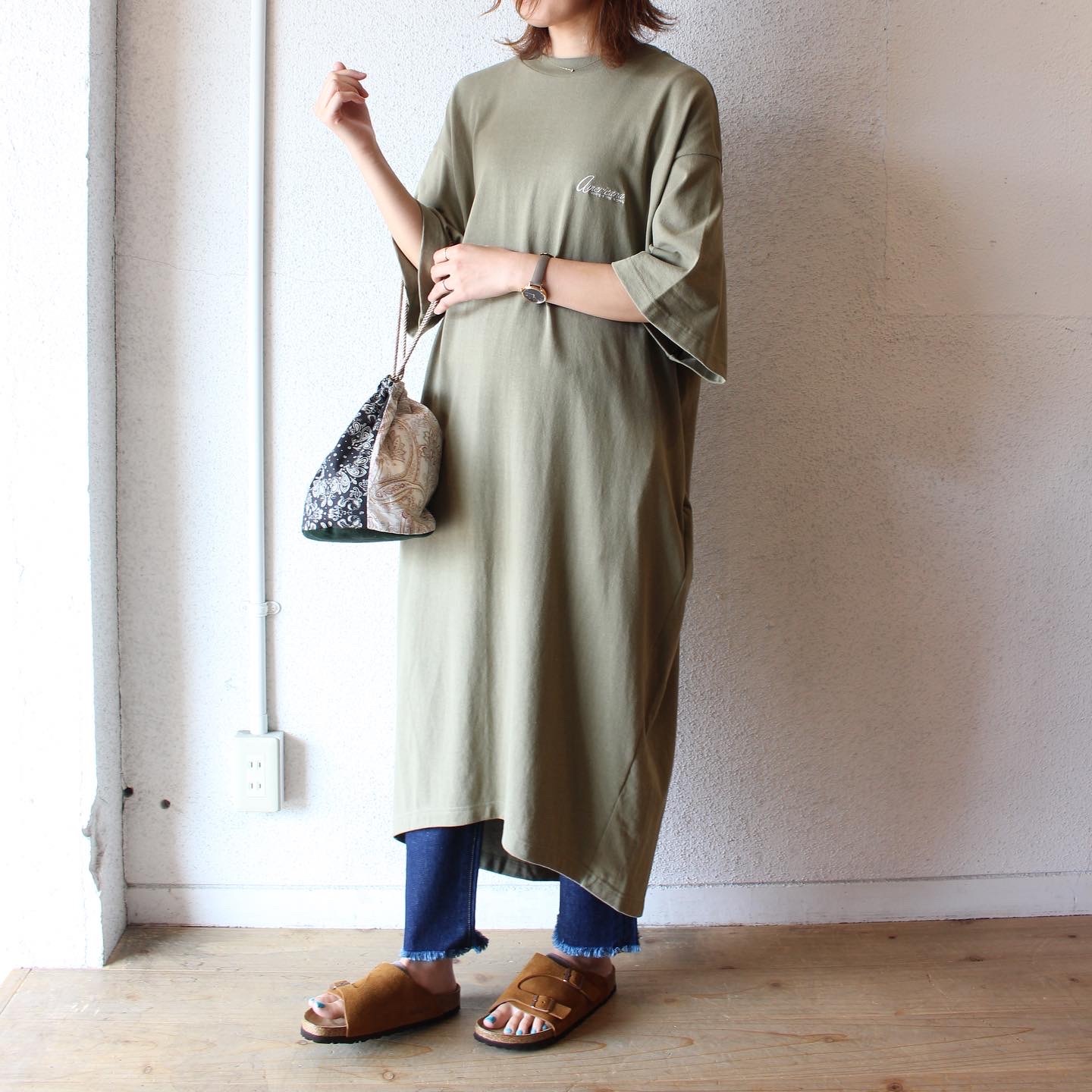 Americana アメリカーナ Us Cotton T Shirts Onepiece Tシャツ ワンピース Terrace