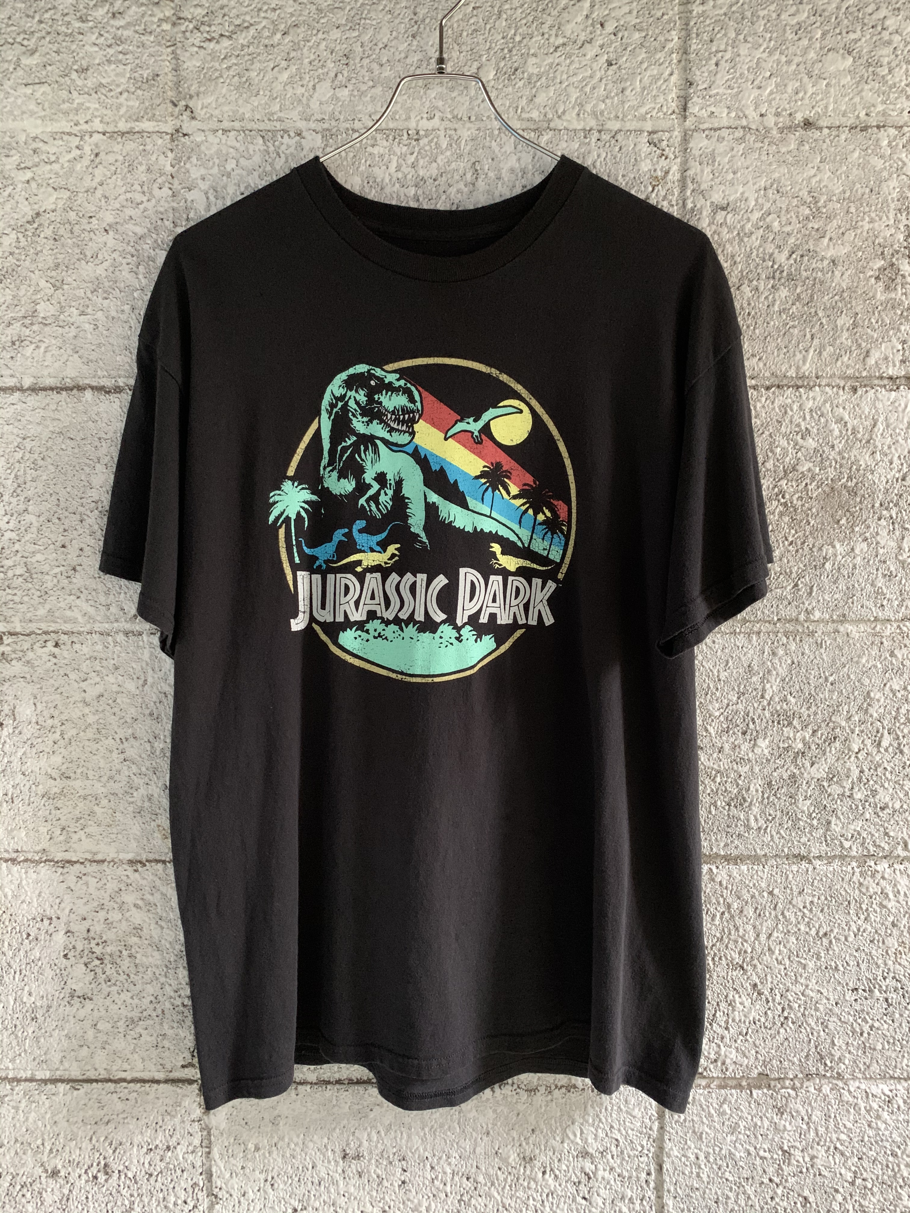 Jurassic Park 映画 ジュラシックパーク Tシャツ L 水戸 古着屋 マジカル