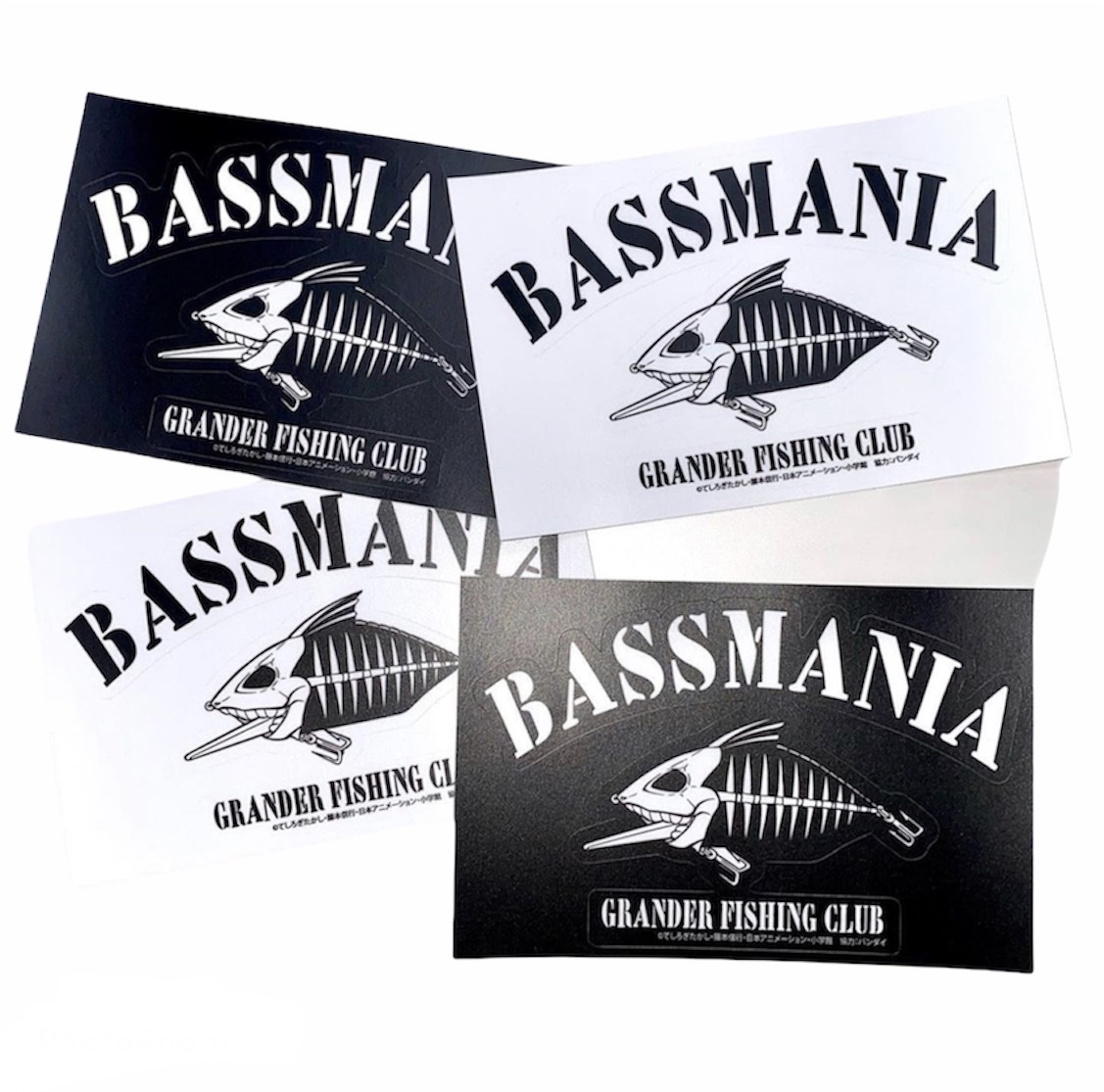 グランダー武蔵 Bassmania スケルトンデザインステッカー 限定受注生産 Bassmania Jp
