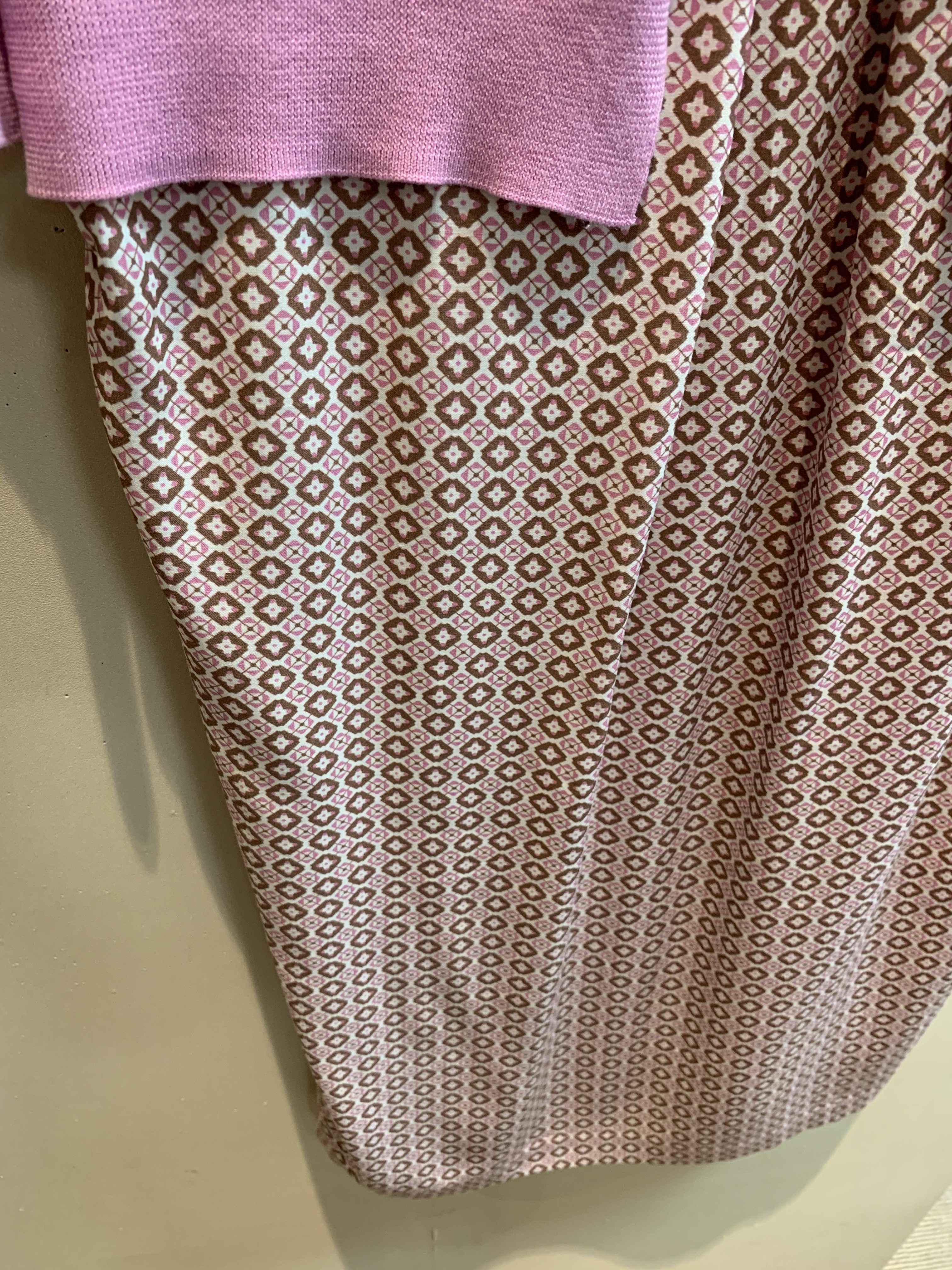 Gerry Weber ゲーリーウェーバー セーター プリントスカートワンピース 931 501 フクハラ