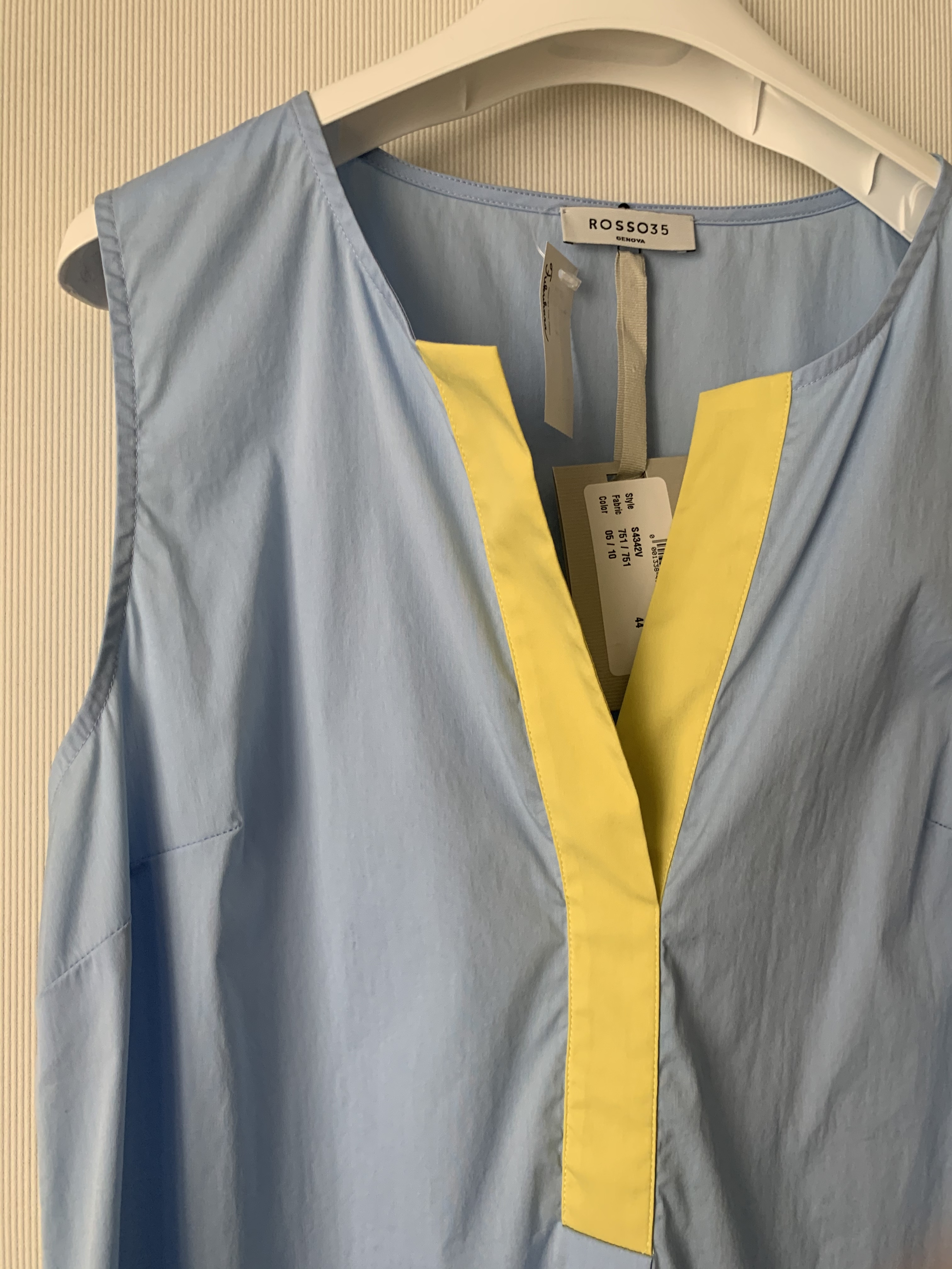 Rosso ロッソ バイカラーコットンワンピース 810 994 フクハラ