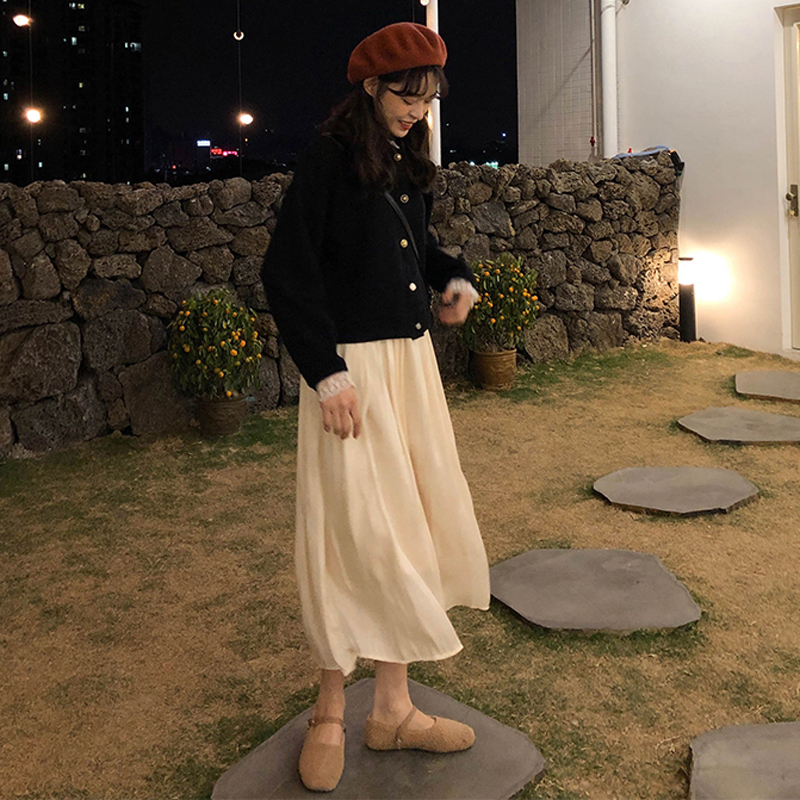 春夏 カーディガン スカート ワンピース 韓国風 カジュアルファッション シンプル Macaron