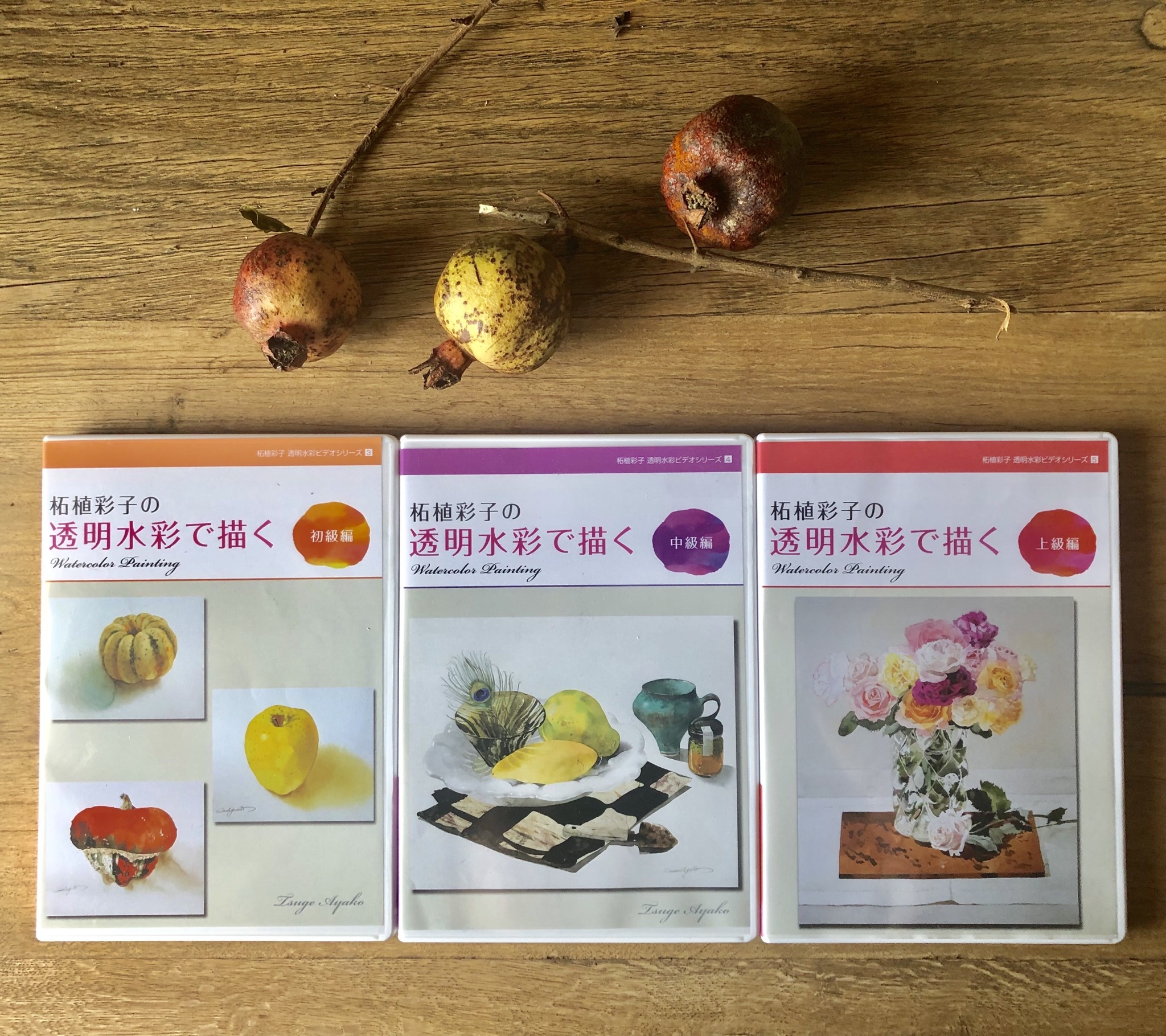 柘植彩子の透明水彩で描くビデオ3本セット Draw Transparent Watercolor With Ayako Tsuge Set Of 3 Videos Ayako Tsuge Studio 柘植彩子の透明水彩で描くビデオ3本セット Draw Transparent Watercolor With Ayako Tsuge Set Of 3 Videos Ayako Tsuge Studio
