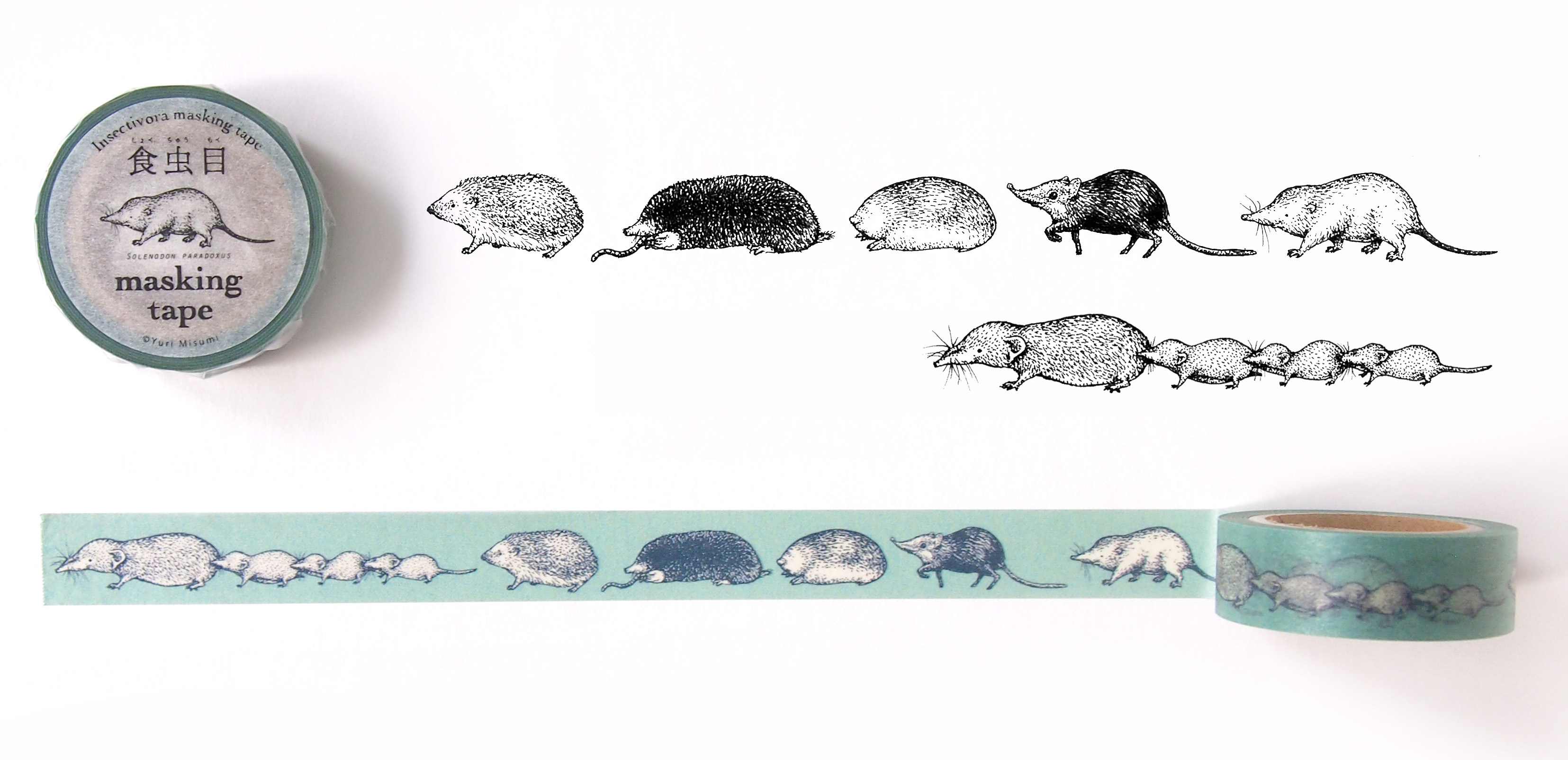 食虫目マスキングテープ Misumi Yuri Onlineshop
