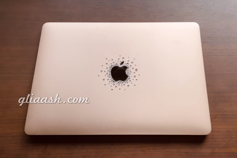 Mac Book Airアップルマークデコレーション スタジオ持込み限定 Decoration Studio Gliaash グリアーシュ