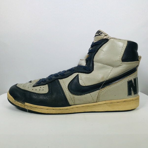 80 S Nike ナイキ Terminator Hi ターミネーターハイ 紺灰 ネイビー グレー オリジナル Korea製 Us9 5 バッシュ 希少 ヴィンテージ Agito Vintage