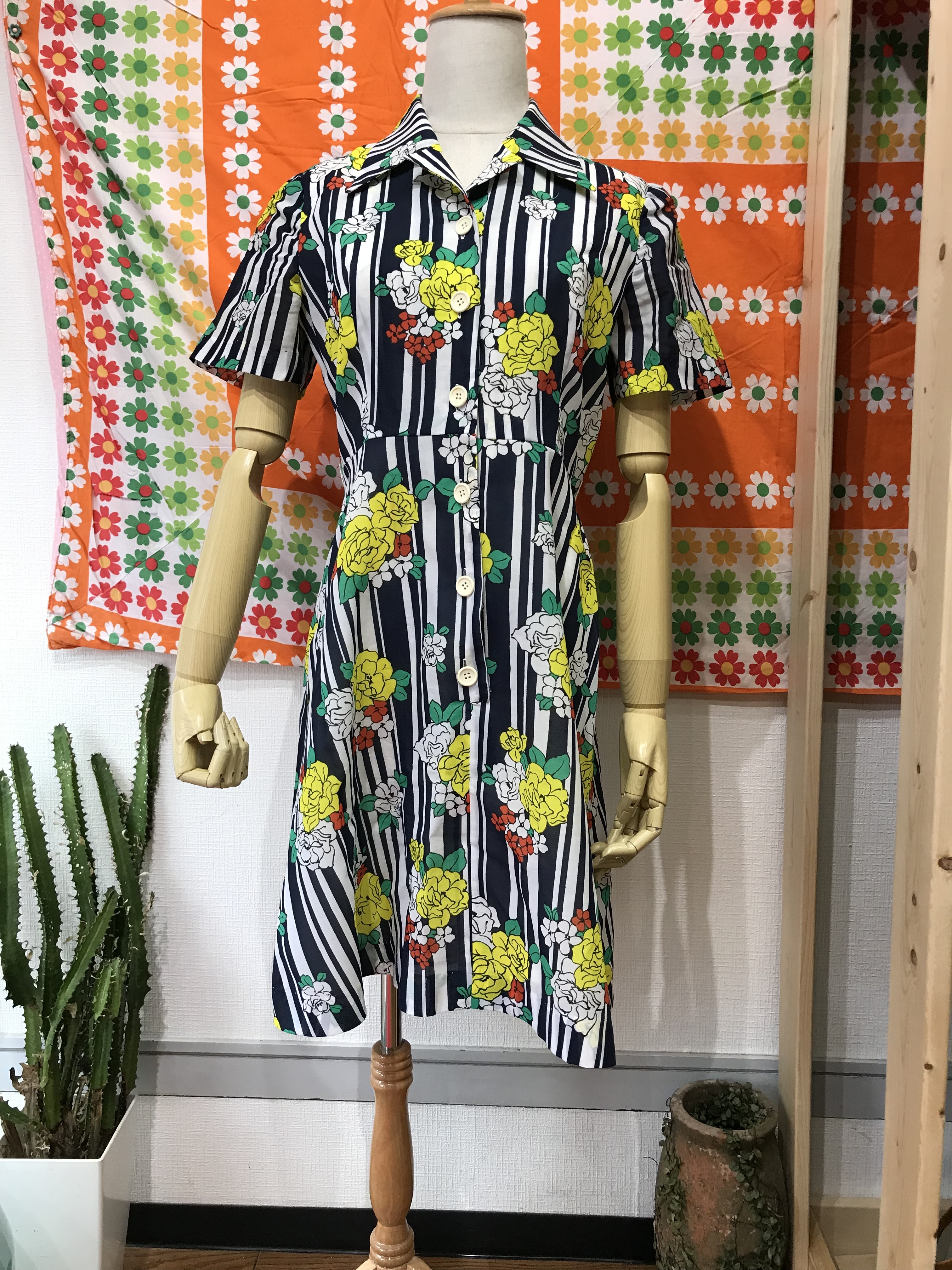 最も優遇 激レア 80 Sレトロワンピース トラ柄 古着女子 Usedw2 正規品 Destinationmadrid Fr