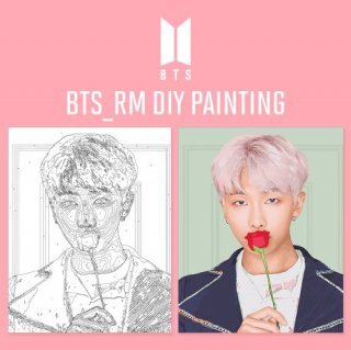 Bts Diyペインティング 大人の塗り絵 一筆一筆に愛を込めて Toko Mimpi