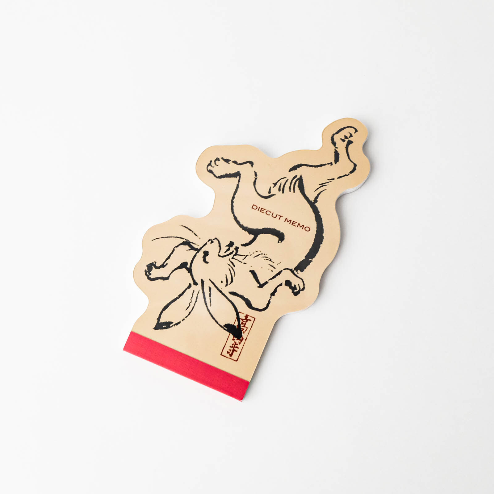 鳥獣戯画 型抜きメモ帳 Hmm By 東京都美術館ミュージアムショップ ふむふむ