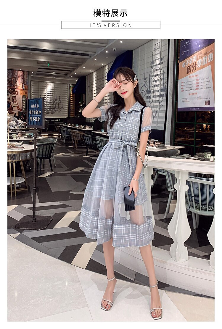 シースループレッピーワンピース 半袖 Dolly Clock