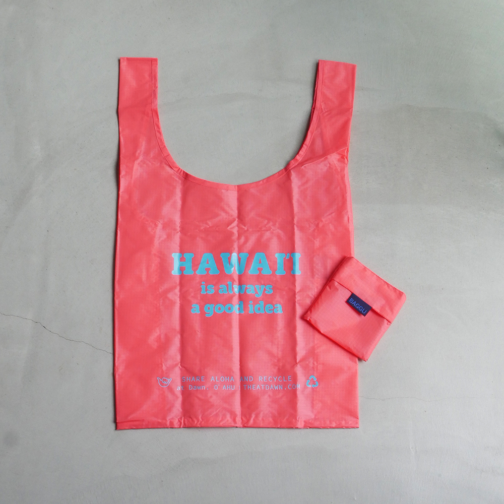 Hawaii Baggu エコバッグ Watermelon Pink Air Hawaii