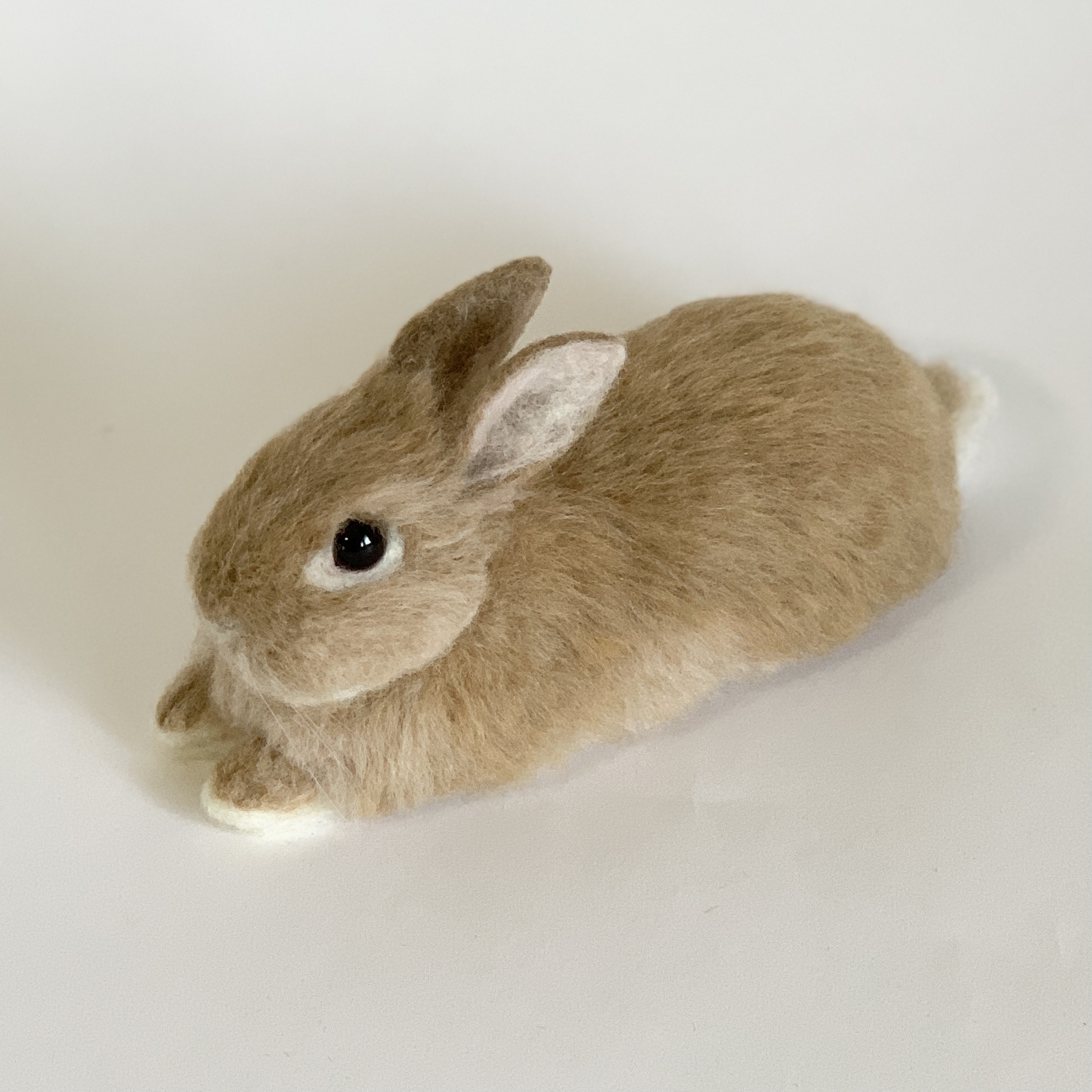 送料無料 羊毛フェルト うさぎ ネザーランドドワーフ リラックスポーズ ペット ウサギ ラビット 手作り ハンドメイド Bunny S Heaven