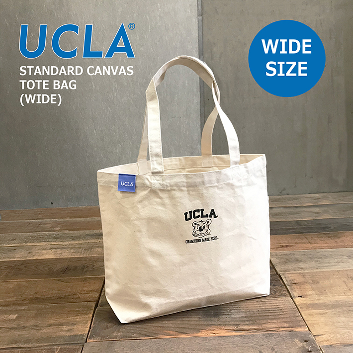 Ucla ユーシーエルエー Standard Canvas Tote Bag Wide Ucag 025 トートバッグ キャンバス Eco エコバッグ カレッジ カリフォルニア ロサンゼルス ストリート メンズ レディース ブランド Have A Nice Time Store