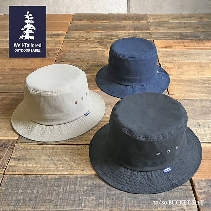 Well Tailored Outdoor Label ウェルテイラードアウトドアレーベル 70 30 Bucket Hat Wo 2102 バケットハット 帽子 ハット アウトドア コットンナイロン レディース メンズ ブランド Have A Nice Time Store