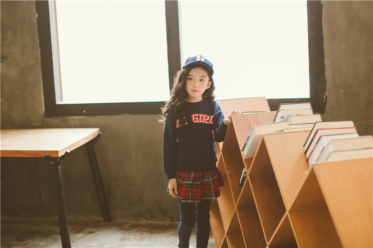 韓国子供服 セットアップ 女の子 秋服 トップス スカンツ 2点セット チェック おしゃれ 上下セット カジュアル 春秋 子供服 通学 110 1 130 140 150 160 Cm 韓国レディース キッズファッション Londonbridge ロンドンブリッジ
