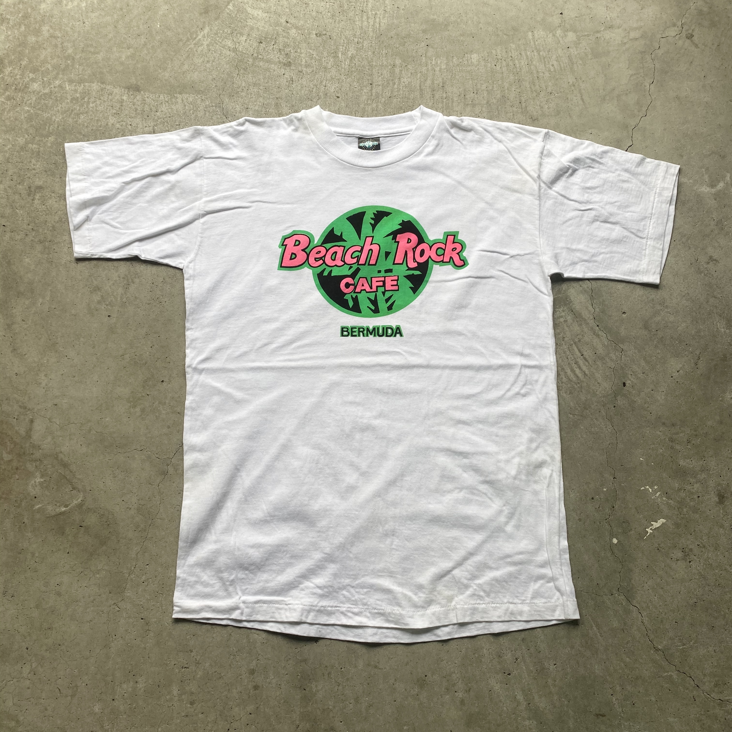 Beach Rock Cafe プリントtシャツ パロディtシャツ メンズxl 古着 Tシャツ Al Cave 古着屋 公式 古着通販サイト