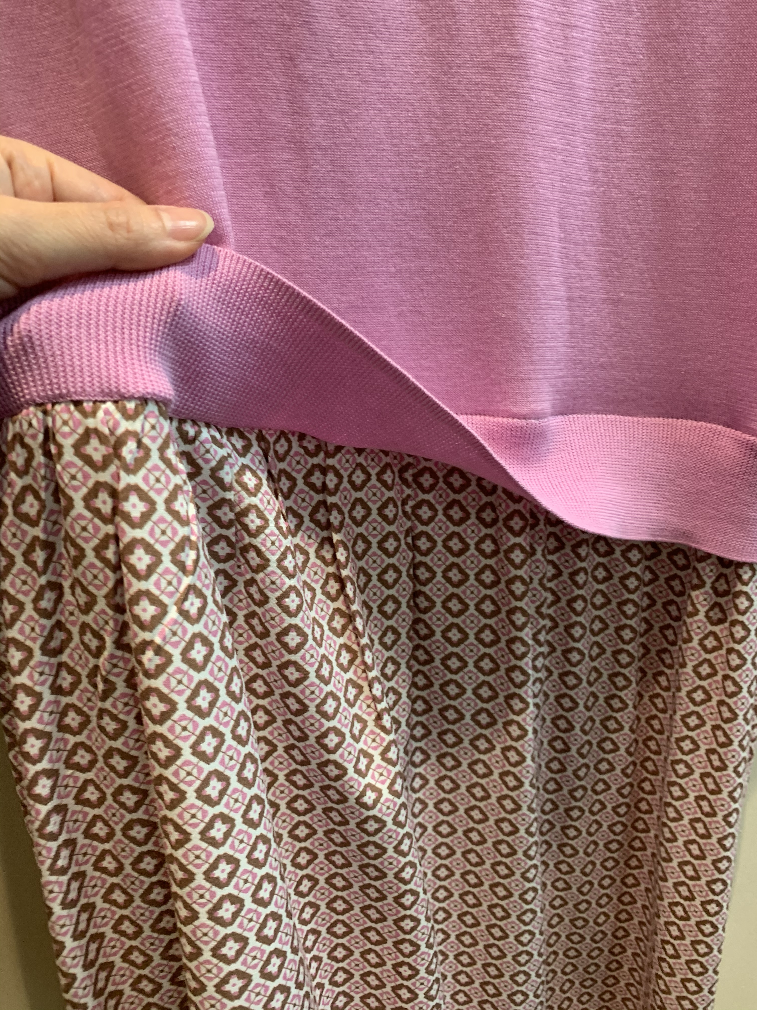 Gerry Weber ゲーリーウェーバー セーター プリントスカートワンピース 931 501 フクハラ