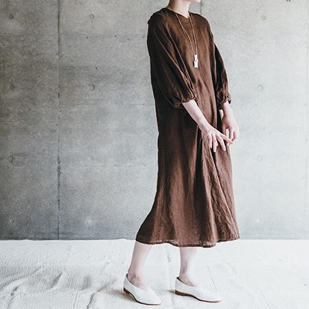 Fog Linen Work フォグリネンワーク エイヤワンピース Robin Aso