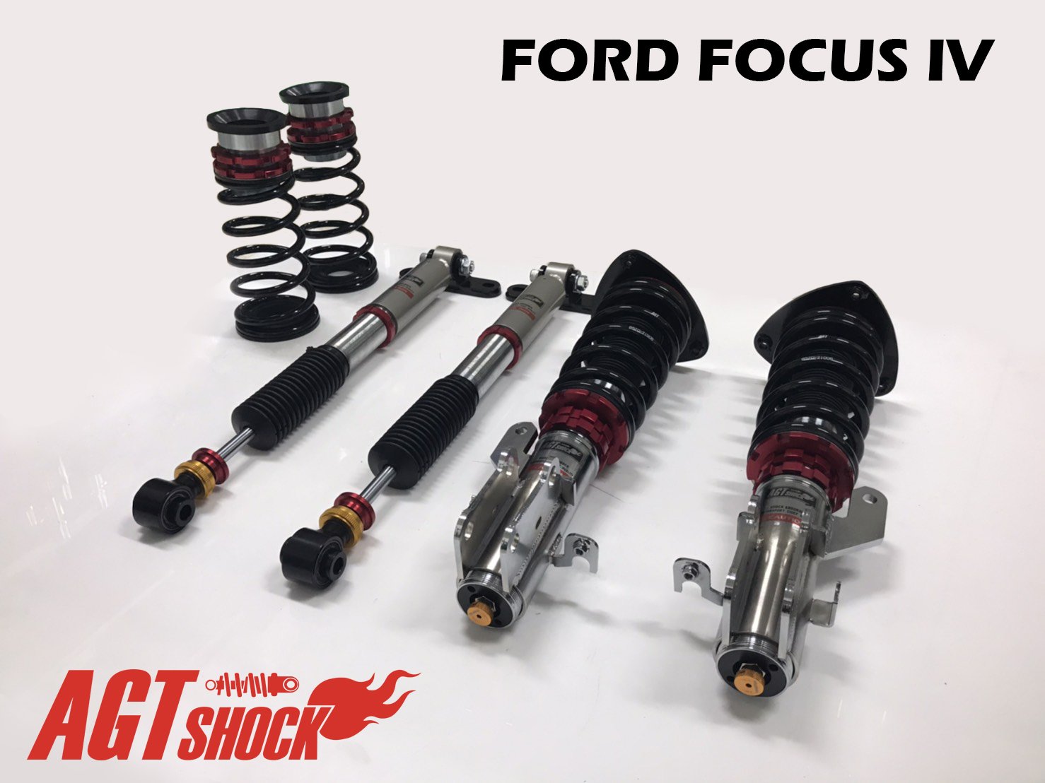 Focus Mk4 トーションビーム式 19 倒立式 減衰力24段調整 車高調 サスペンション Agt Shock 台湾自動車カスタムパーツ専門店 Formosatech フォルモサテック