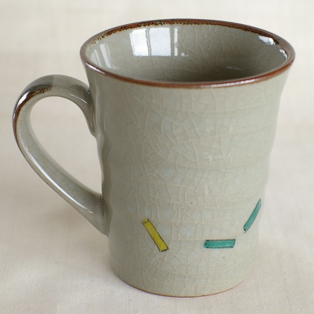 新品 ポップでかわいい九谷焼 くまさんシリーズ マグカップ Mikimikimikky1016 コーヒーカップ 陶器 Flohmarkt フローマルクト