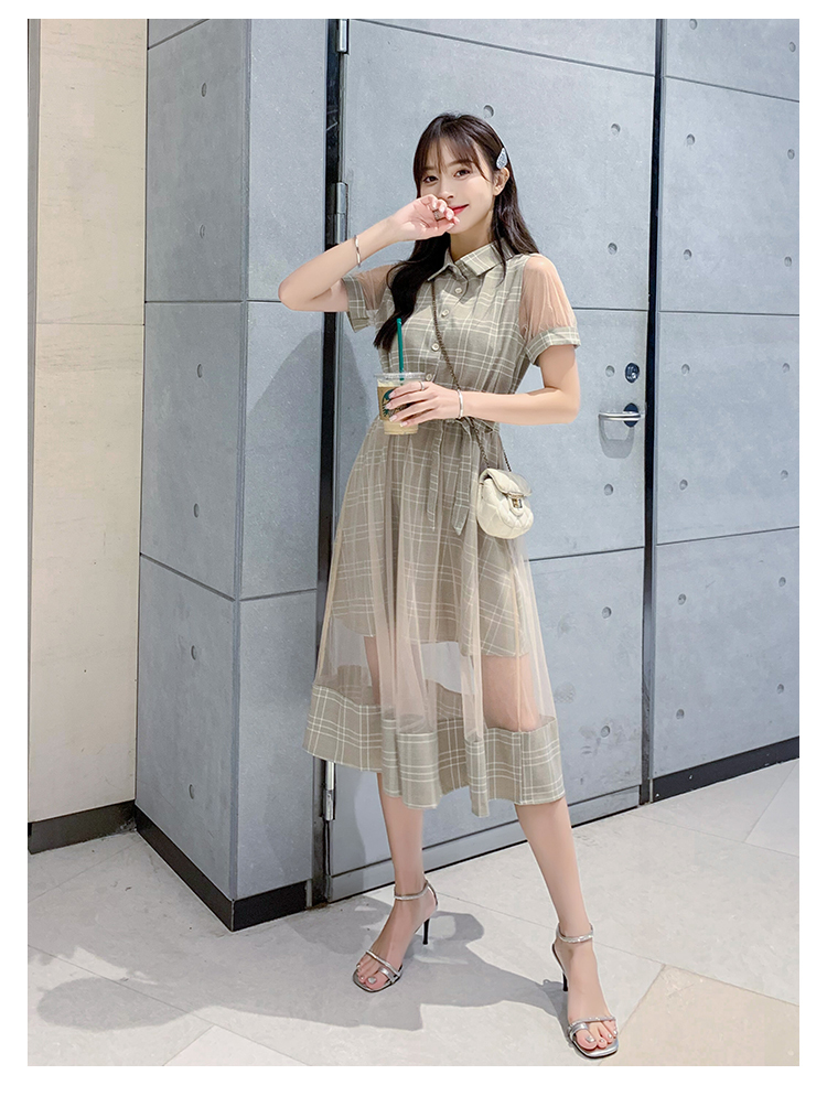 シースループレッピーワンピース 半袖 Dolly Clock