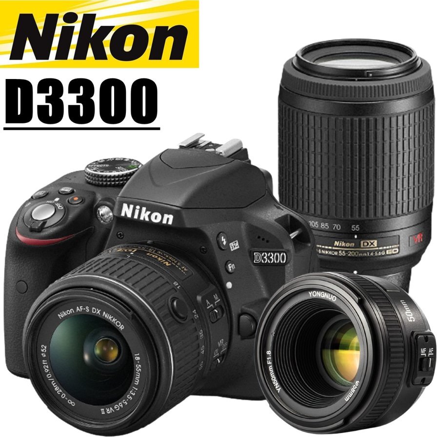 ニコン Nikon D3300 トリプルレンズセット Camerart Base店