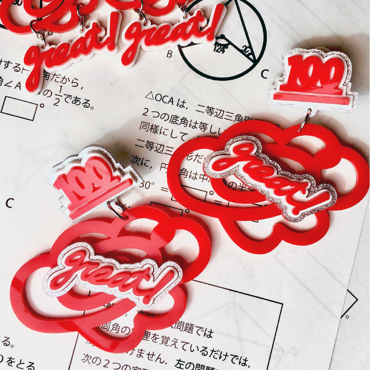 着けるとテンアゲ１００点はなまるピアス イヤリング 大 Zokuzoku