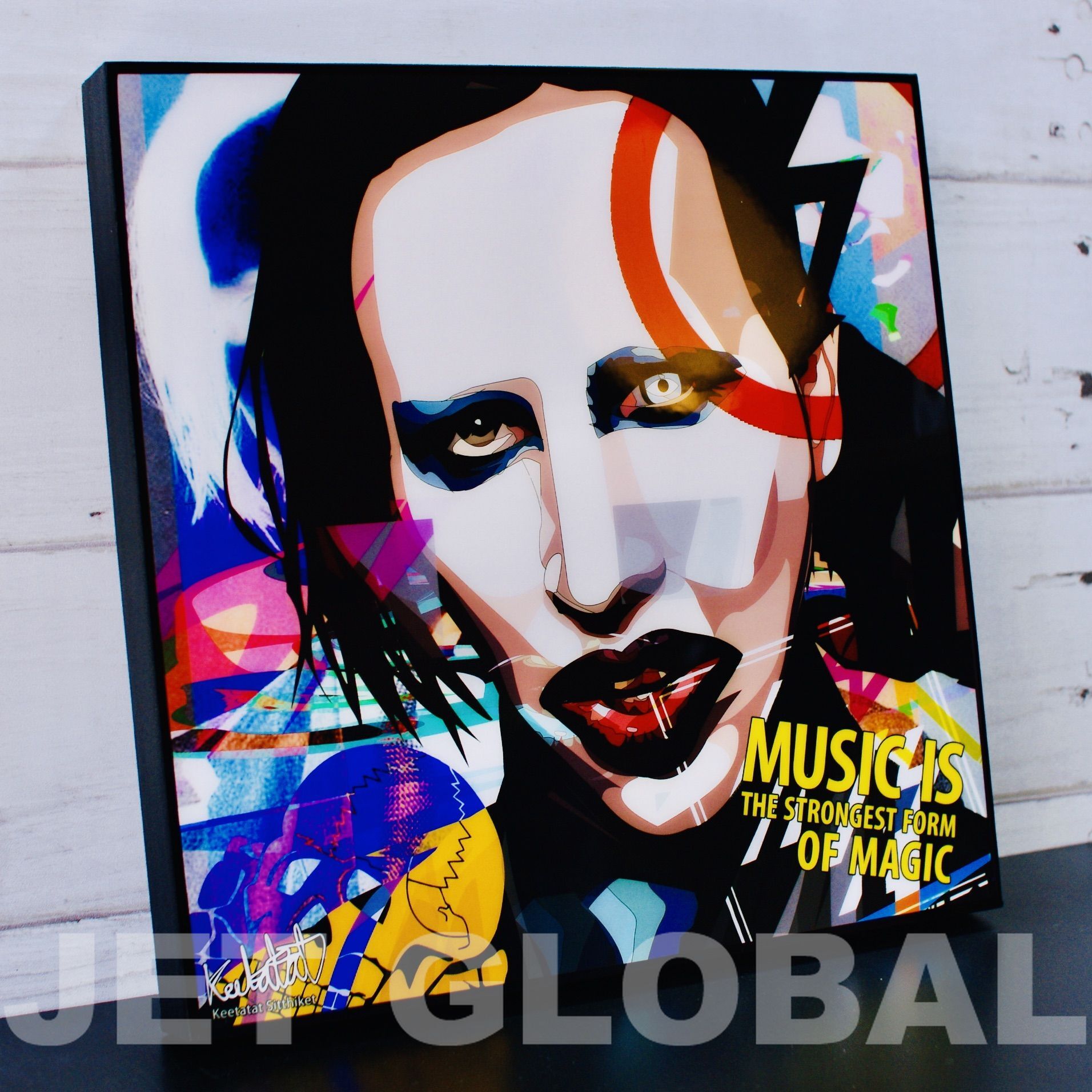 マリリン マンソン Marilyn Manson Ver 2 Mサイズ 26cm Papm 0181 ポップアートパネル フレーム公式通販サイト 商品数1000点超え