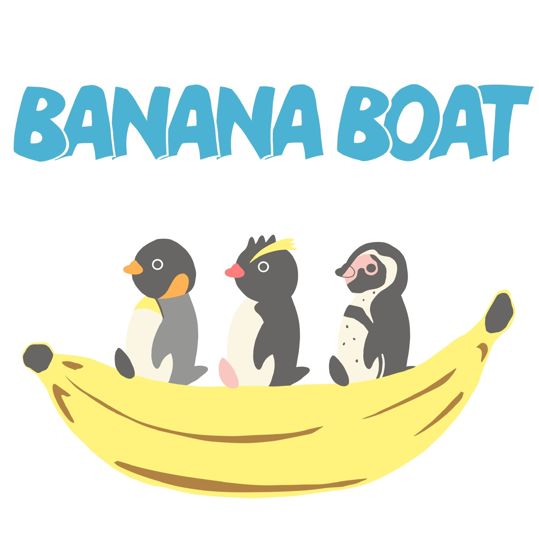 Banana Boat フラットポーチ 全2サイズ ぺものづくり