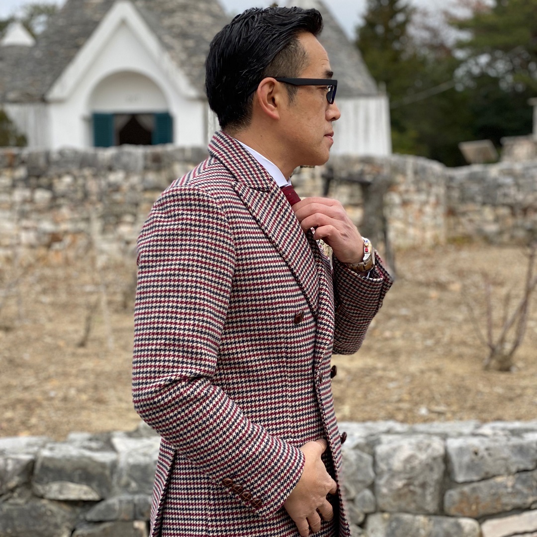 Xl完売 Nktarrows秋冬メンズダブルジャケットハウンドトゥースチェック 千鳥格子 Nkt Arrows エヌケイティアローズ