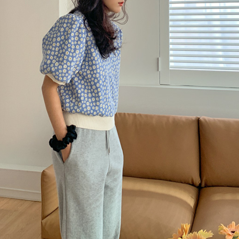 Mumuins 新作大人気花柄おしゃれtシャツ 半袖 A0598 Mumuins