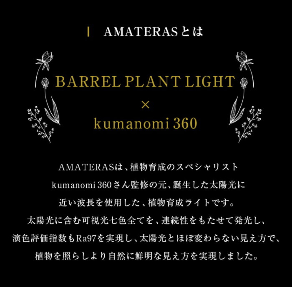 Amateras Led w 植物育成ライト Stella Plantsステラプランツ