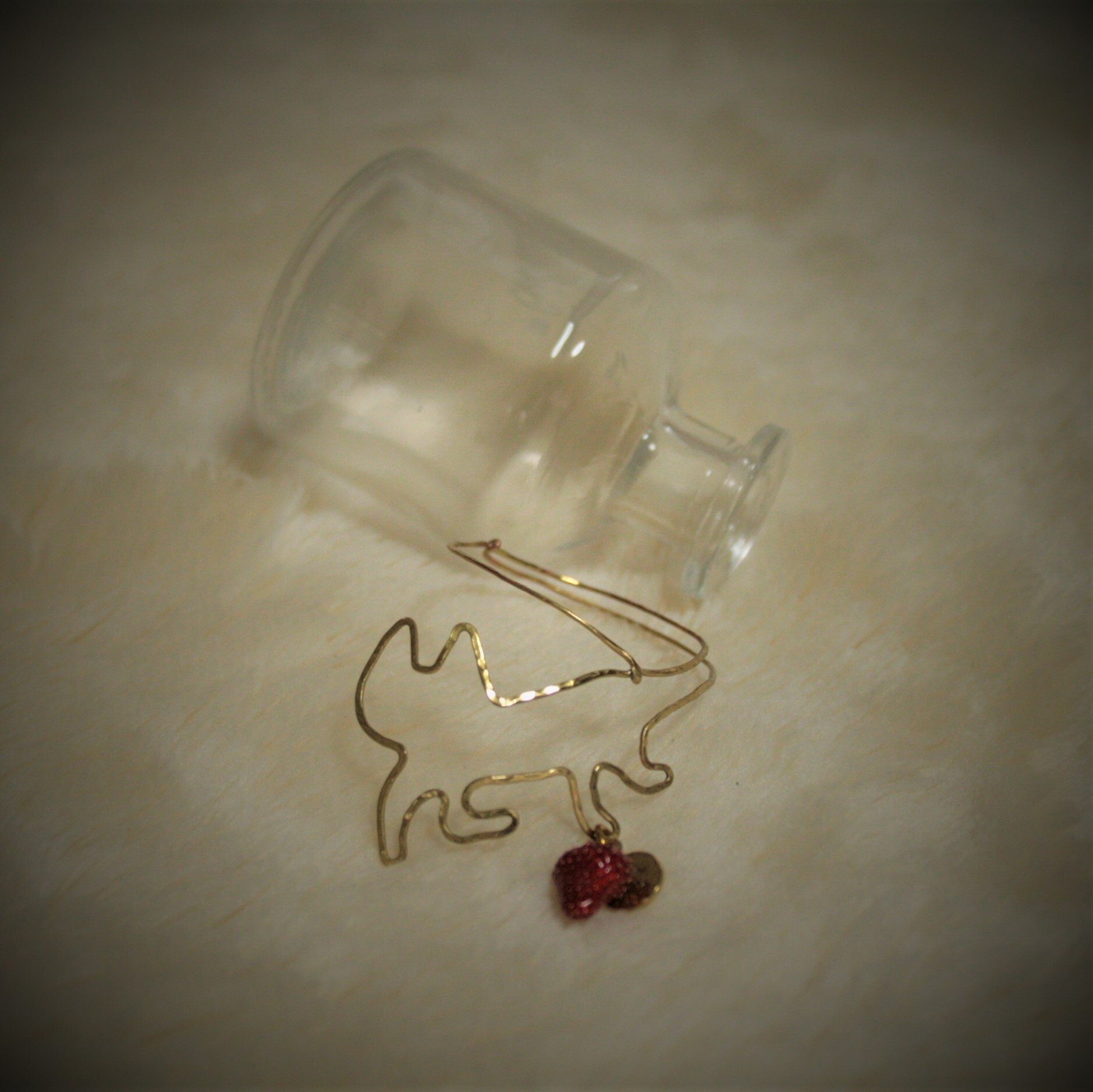 Flower Vase ねこの気持ちシリーズ ふっふっふ ん ねこ 真鍮 彫金工房 Hard な Heart Powered By Base