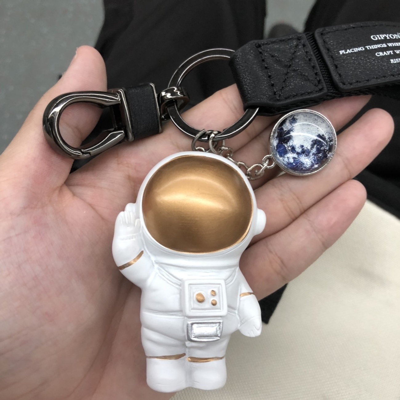 人気no 1 宇宙飛行士 カラビナ付キーリング Space Products