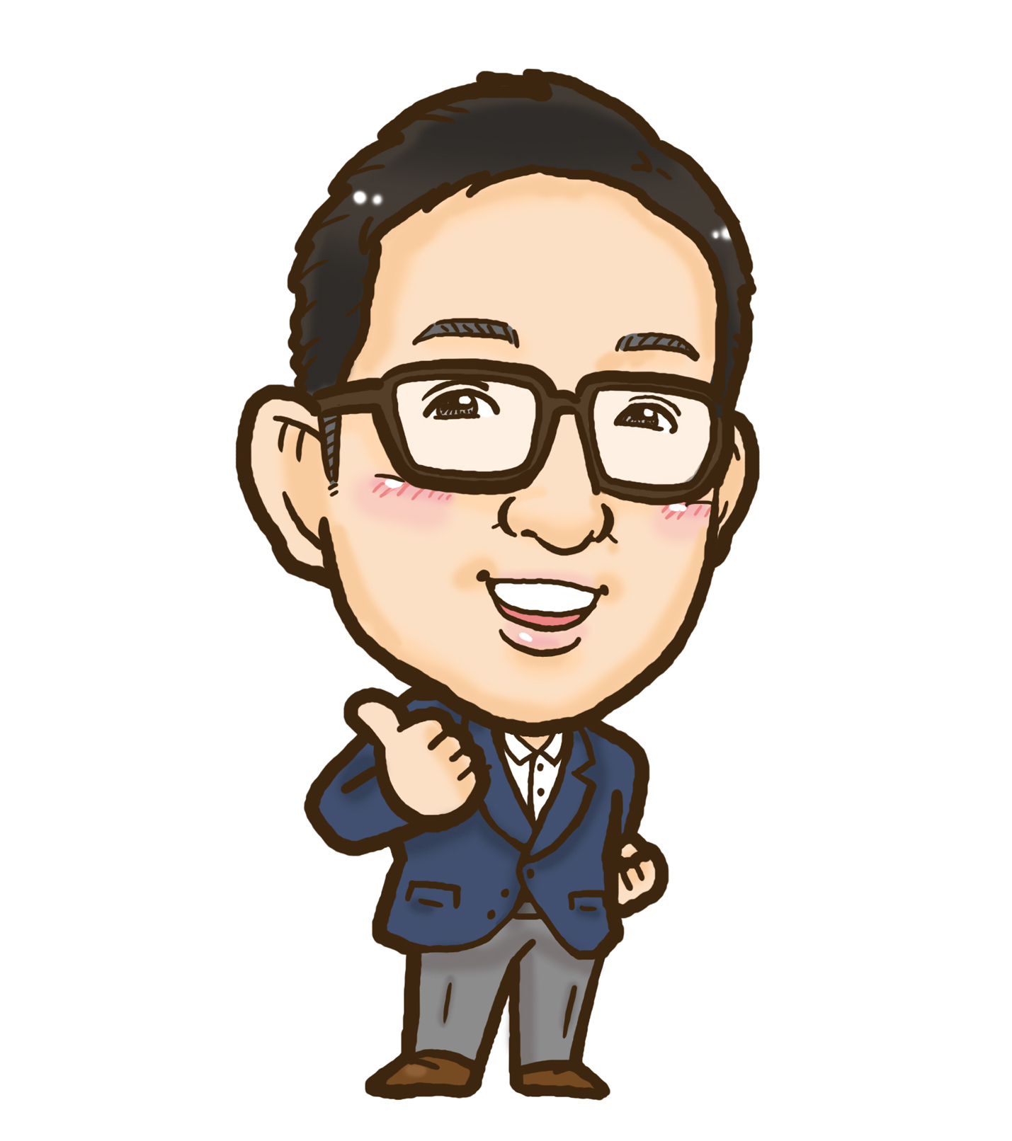 商用ok 1人 データ似顔絵 全身 上半身 似顔絵アトリエ3o Spice スリーオースパイス Web Shop